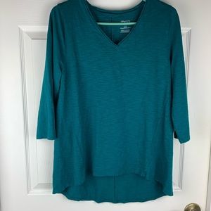 Chico’s Deep Teal Green Size 1